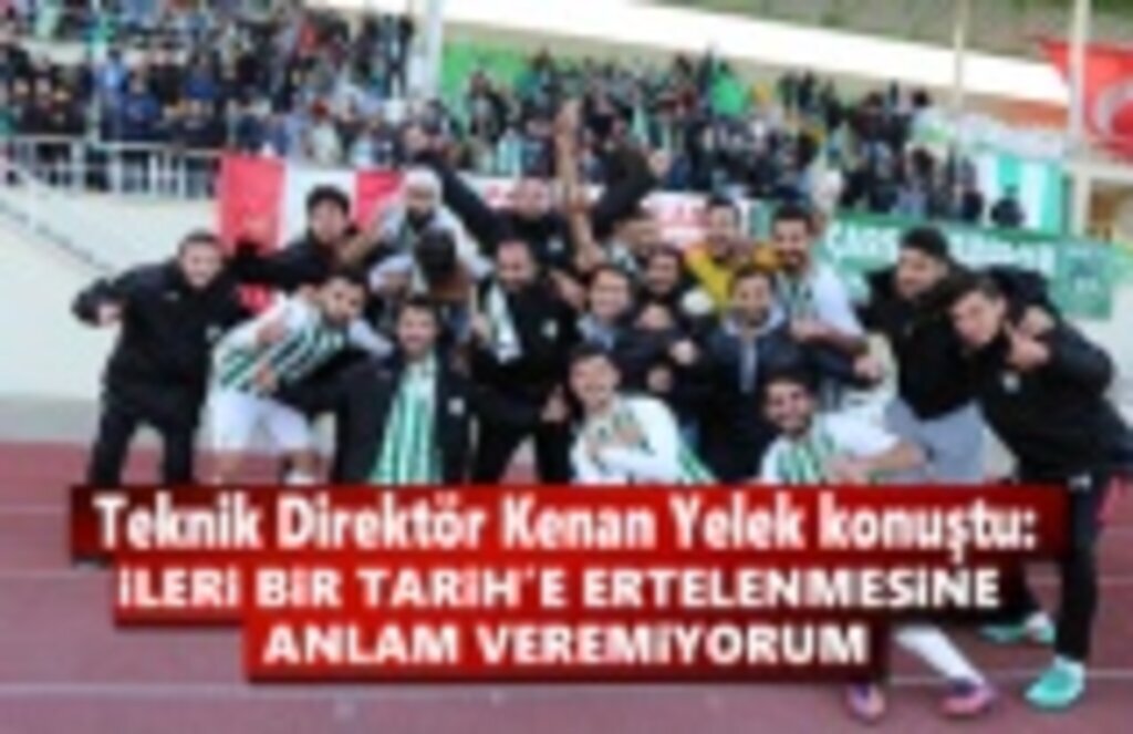 Çarşambaspor’un Teknik Direktörü Kenan Yelek konuştu