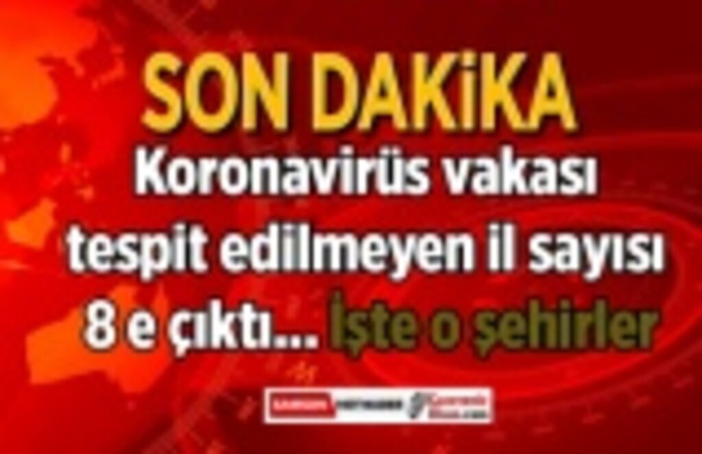 Koronavirüs vakası tespit edilmeyen illerin sayısı artıyor