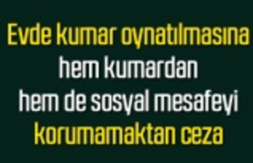 Samsun'da evde kumar oynatılmasına ceza kesildi, kumar oynatmanın cezası ne kadar