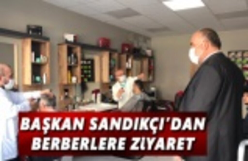 Sandıkçı’dan berber ve kuaför esnafına ziyaret