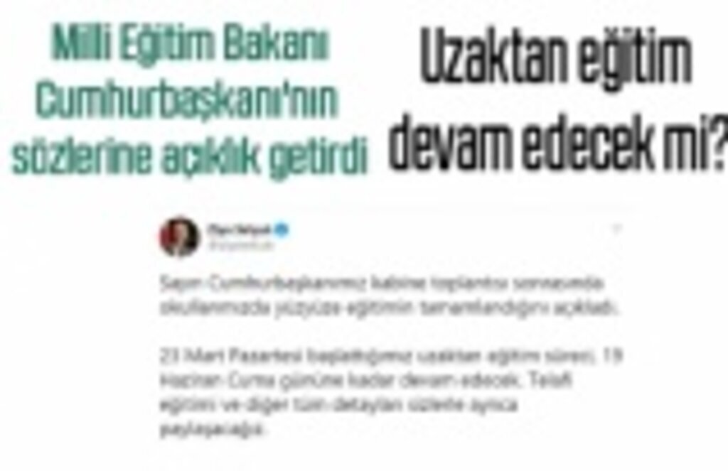 Uzaktan eğitim devam edecek mi? EBA dan eğitim ne zaman son!
