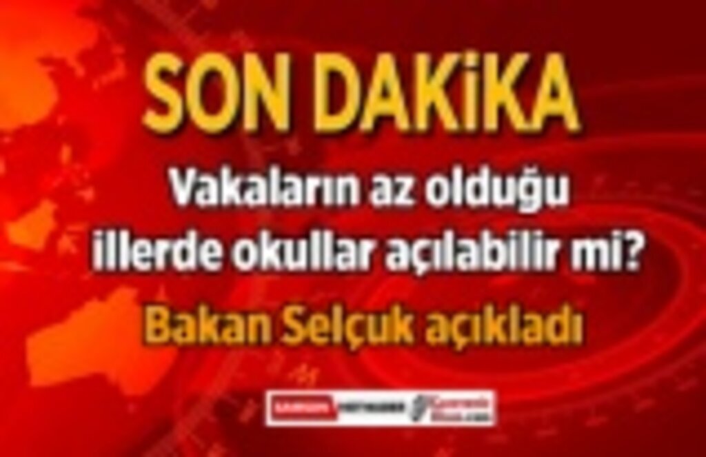 Vakaların az olduğu illerde okullar açılacak mı?