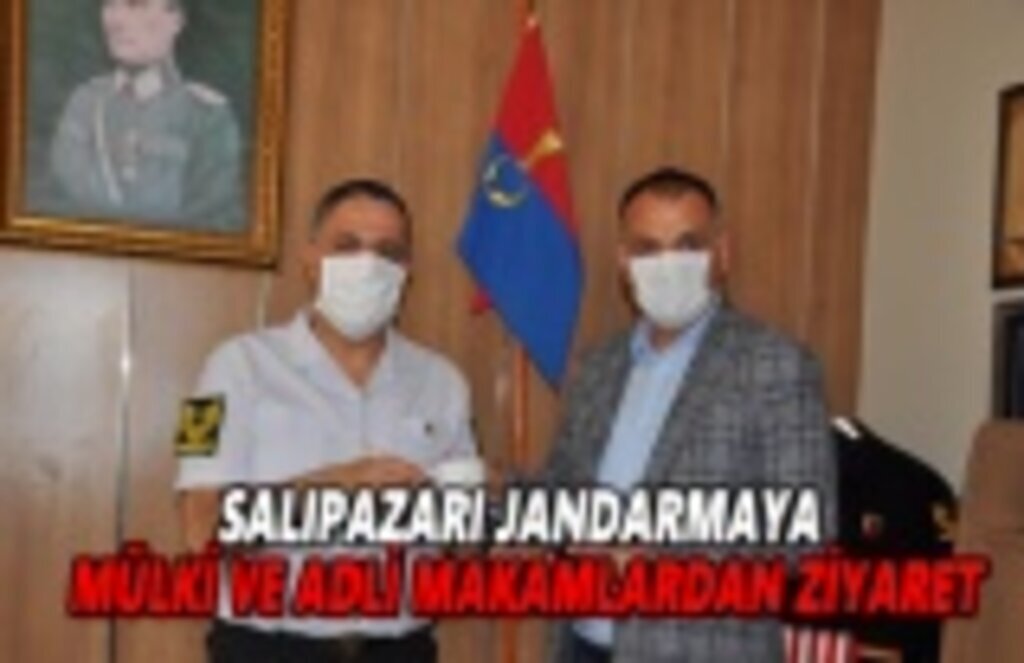 Salıpazarı Jandarmaya mülki ve adli makamlardan ziyaret
