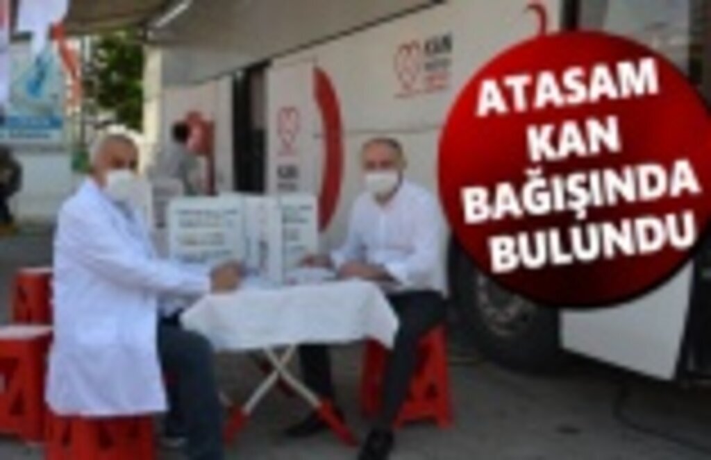 Atasam Kan Bağışında Bulundu