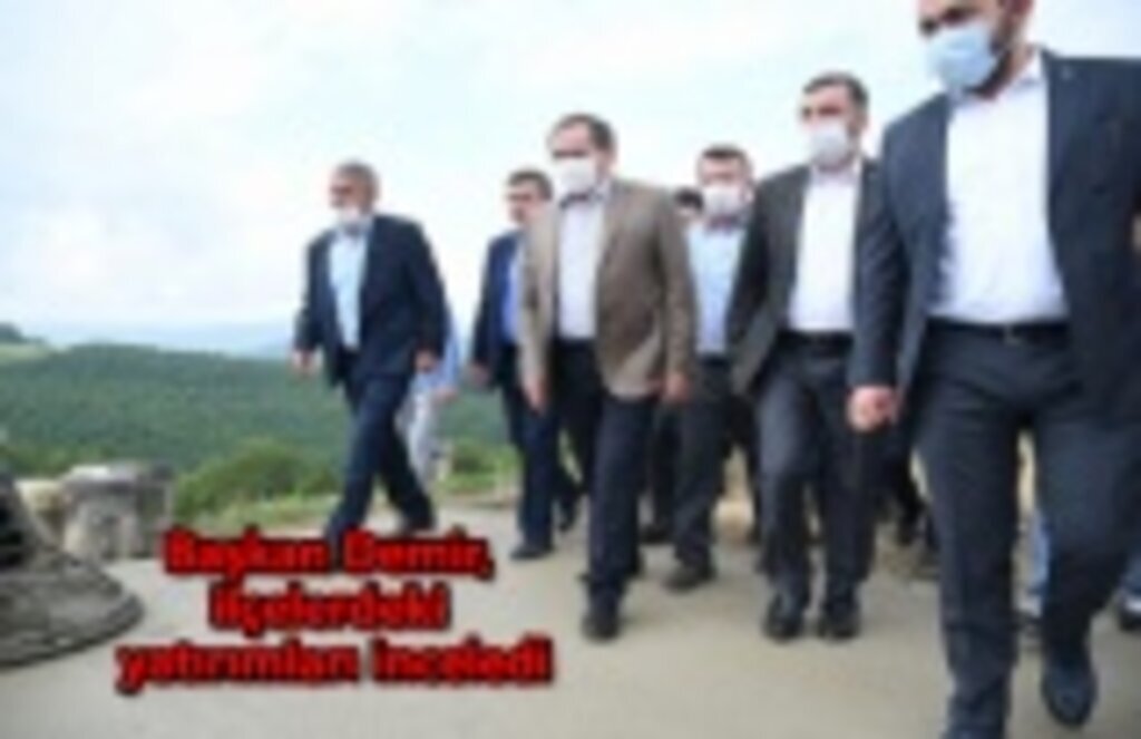 Başkan Demir, ilçelerdeki yatırımları inceledi