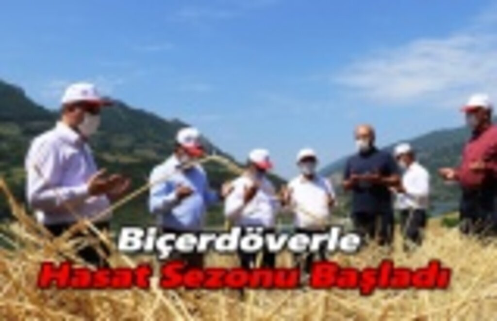Biçerdöverle Hasat Sezonu dualarla Başladı