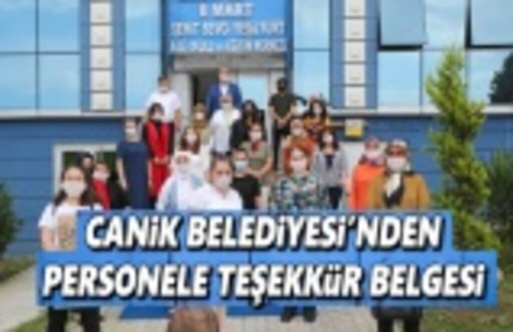 Canik Belediyesi Personeli Maske Üretti