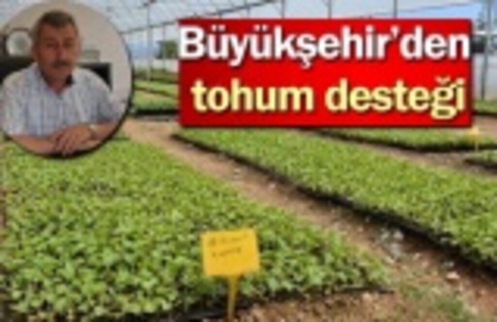 Büyükşehir’den tohum desteği