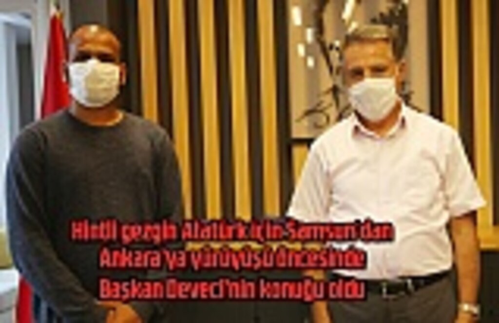 Hintli gezgin Başkan Deveci’nin konuğu oldu