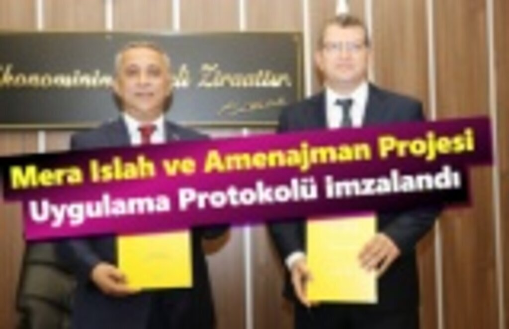 İl Tarım Müdürlüğü ve Orman İşletme Müdürlüğü Protokol imzaladı