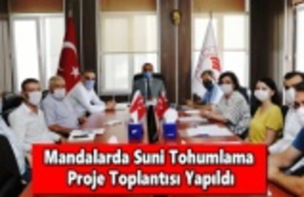 Mandalarda Suni Tohumlama Proje Toplantısı Yapıldı