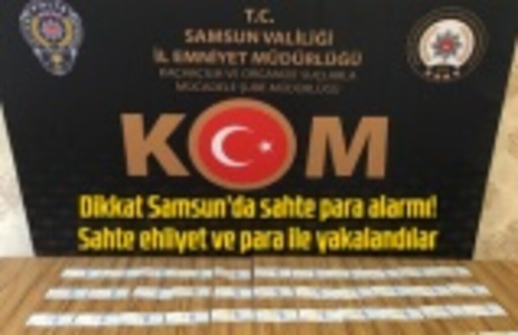 Sahte ehliyet ve para ile yakalandılar! 2 gözaltı