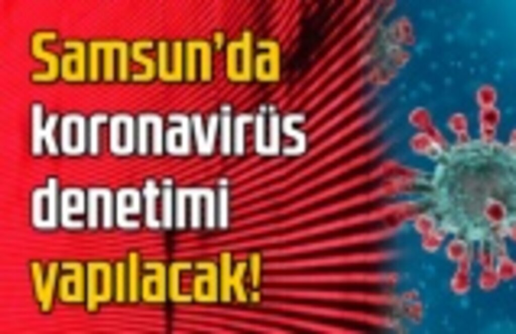 Samsun'da koronavirüs denetimi yapılacak!