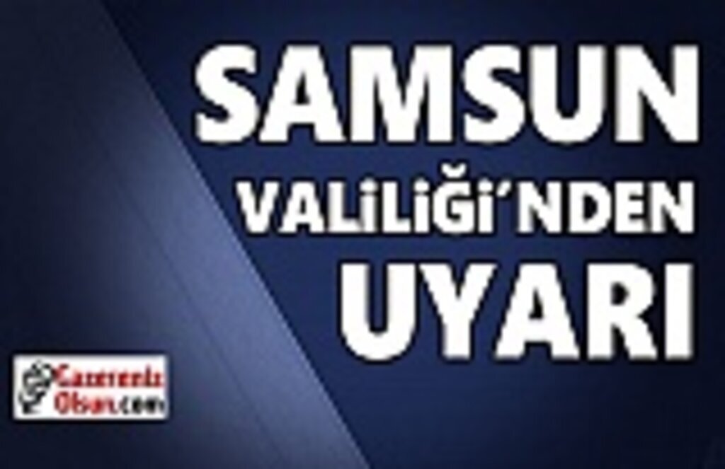 Samsun Valiliği'nden Kurban Uyarısı