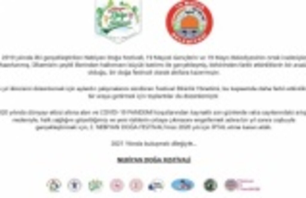 19 Mayıs Nebiyan Doğa Festivali iptal edildi - Samsun Haber