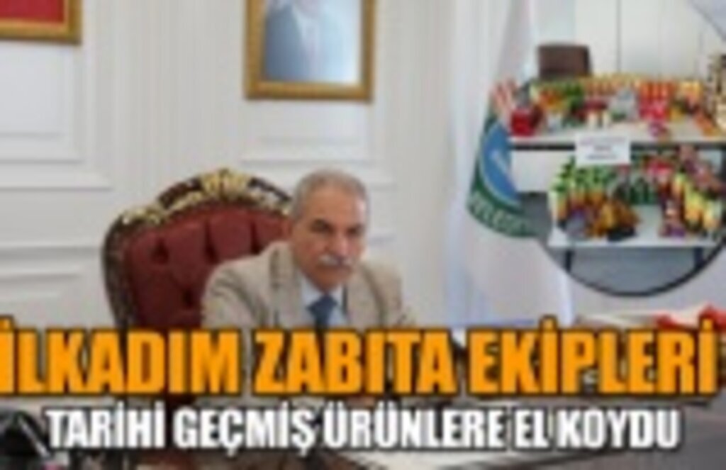 İlkadım Zabıta ekipleri tarihi geçmiş ürünlere el koydu