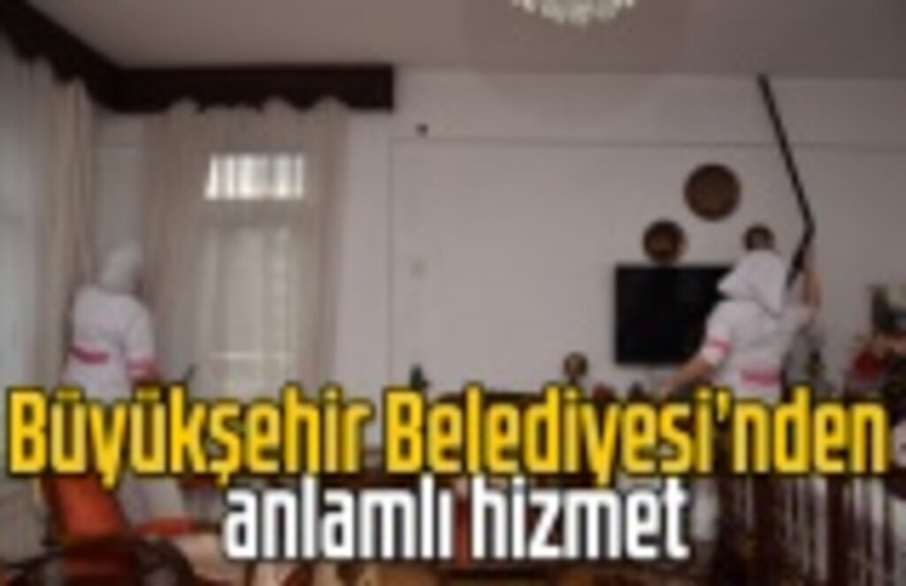 Büyükşehir Belediyesi’nden anlamlı hizmet