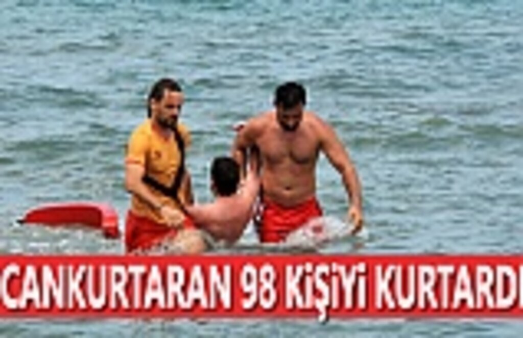 Büyükşehir Belediyesi İtfaiye ekipleri 98 kişiyi kurtardı