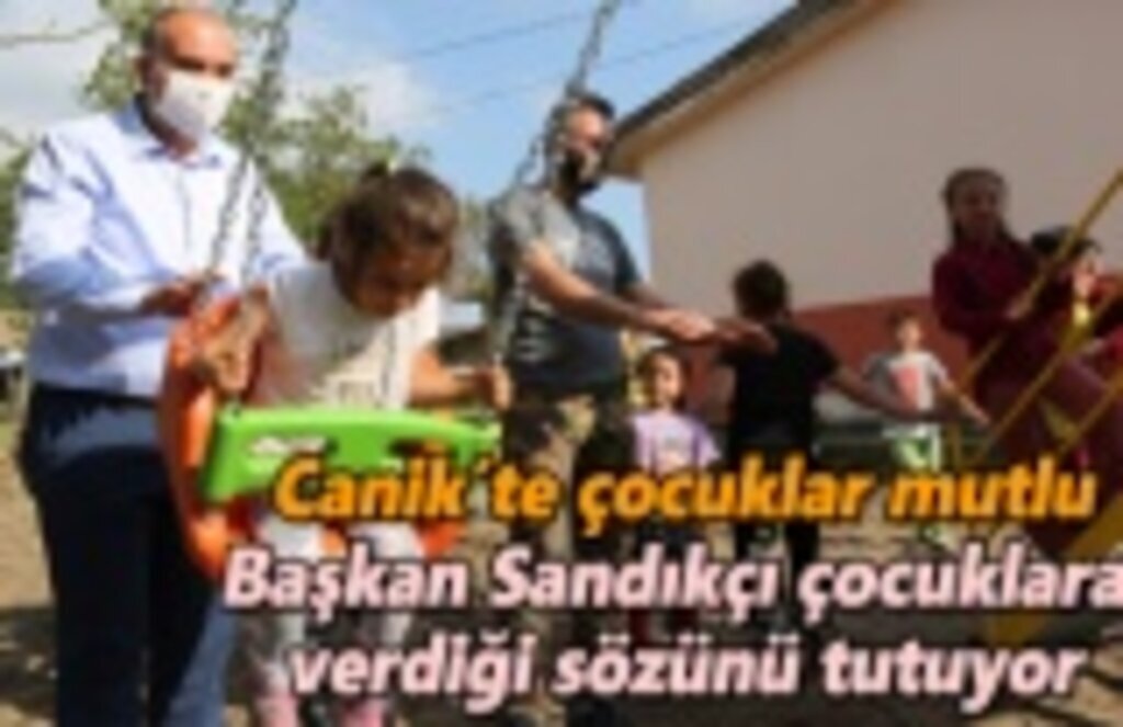 Başkan Sandıkçı çocuklara verdiği sözünü tutuyor