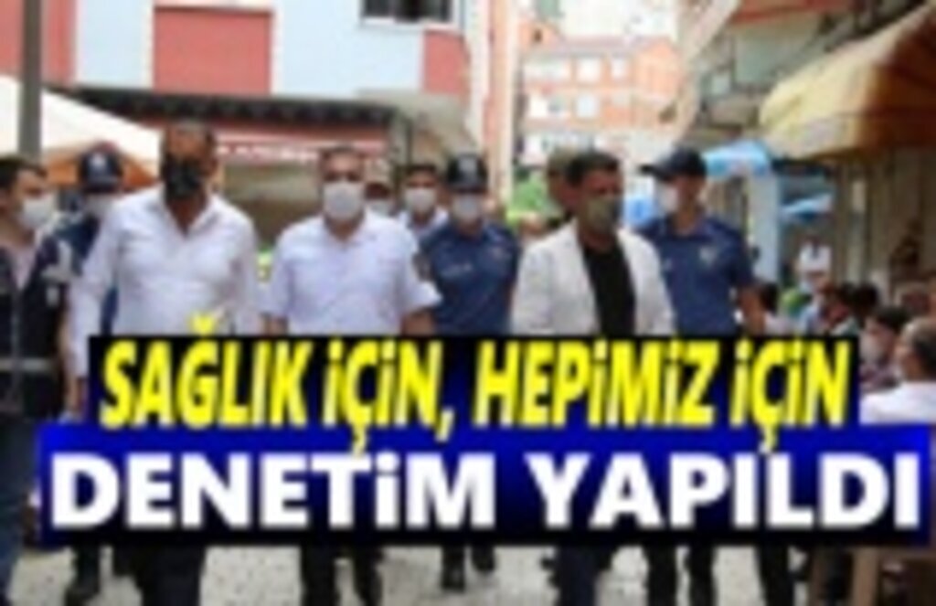 Salıpazarı'nda sıkı denetim yapıldı