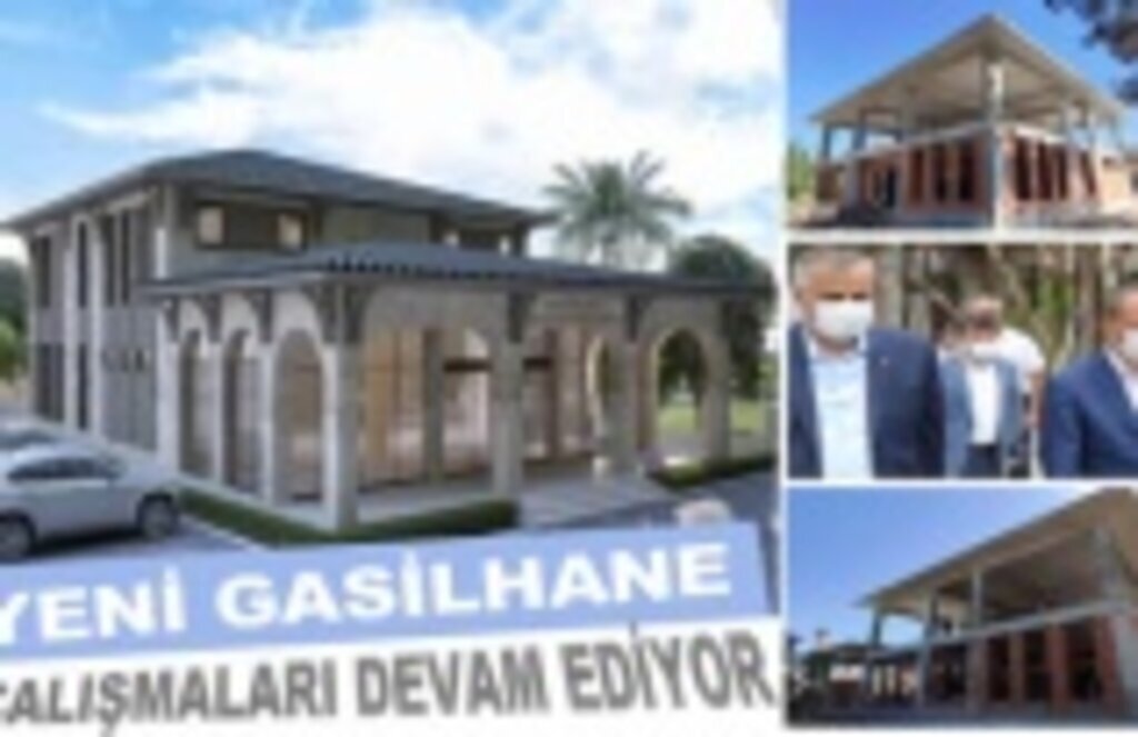 Yeni Gasilhane çalışmaları devam ediyor