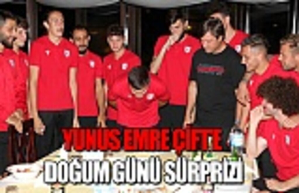 Yunus Emre çift'e doğum günü süprizi