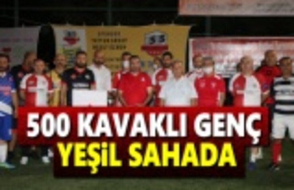 500 Kavaklı Genç Yeşil Saha'da