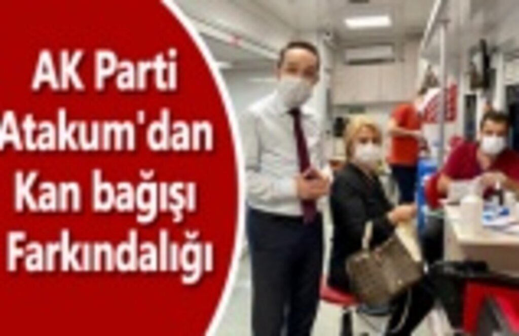 AK Parti Atakum'dan kan bağışı farkındalığı - Samsun Haber