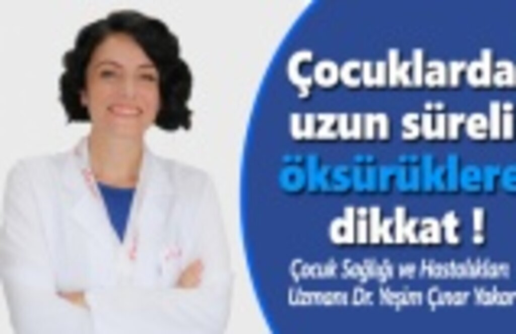 Çocuklarda uzun süreli öksürüklere dikkat !