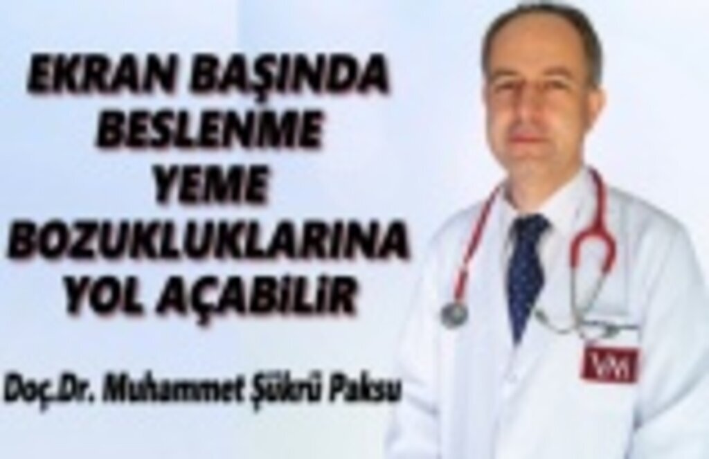 Ekran karşısında beslenme yeme bozukluklarına yol açabilir