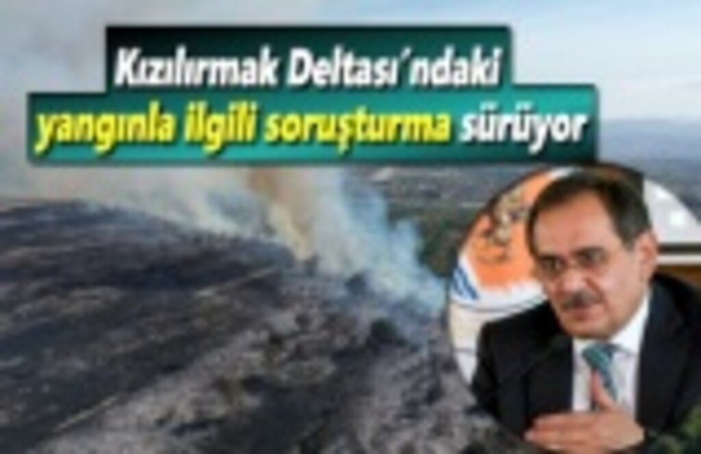 Kızılırmak Deltası’ndaki yangınla ilgili soruşturma sürüyor