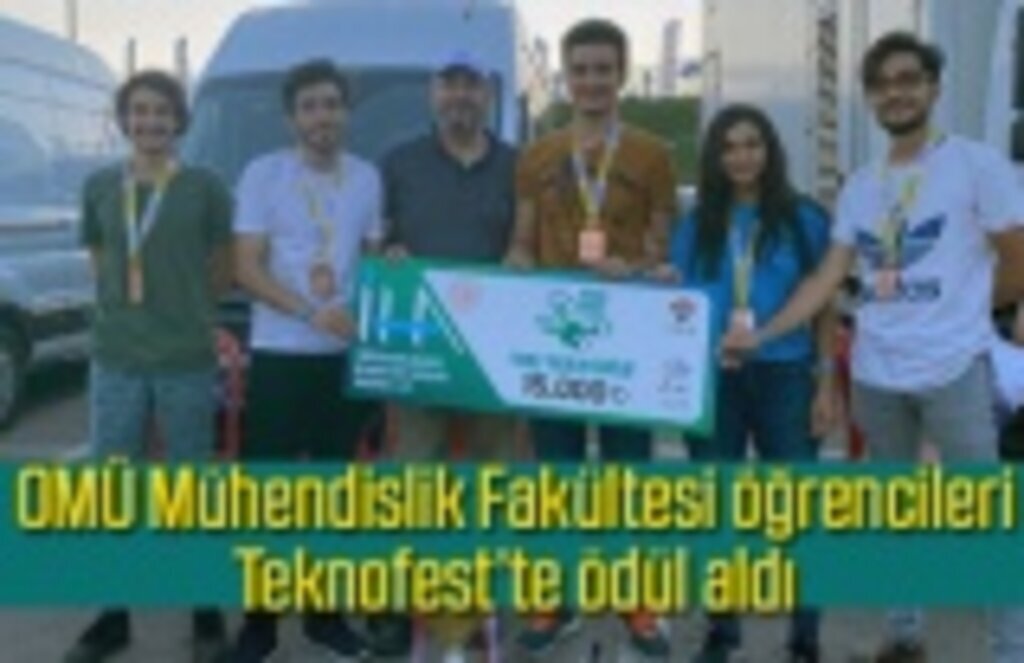 OMÜ Atakuş İHA takımı Teknofest'te ödül kazandı