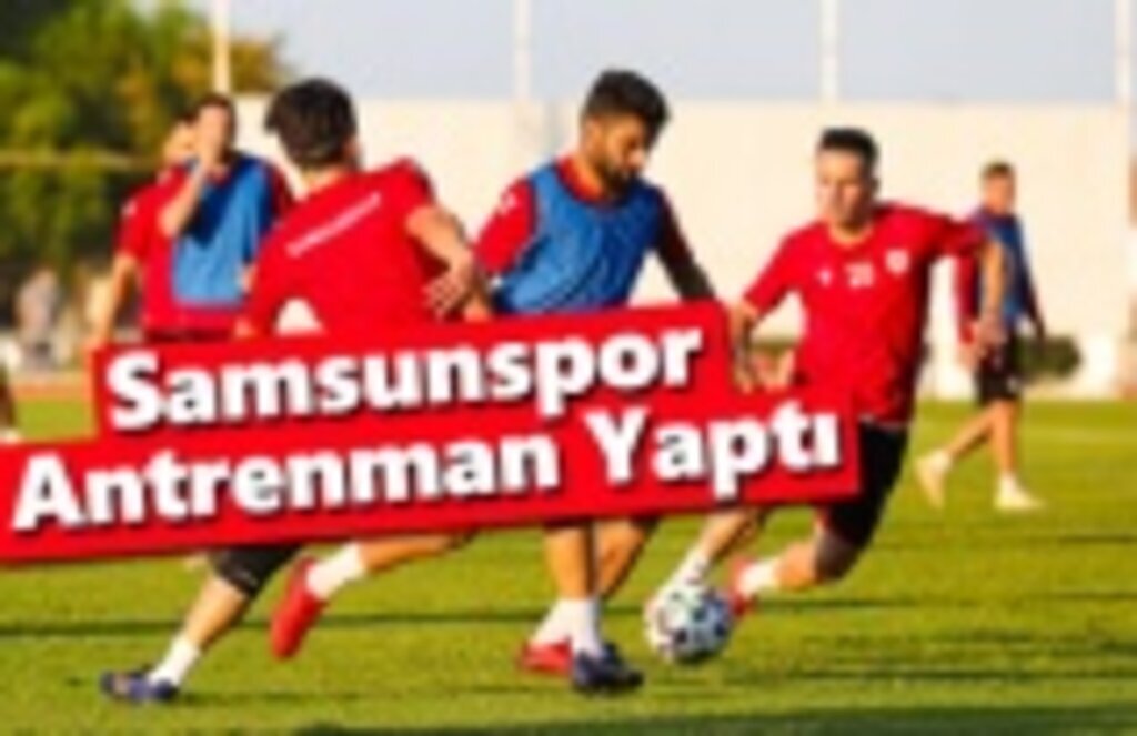 Samsunspor Antrenman Yaptı
