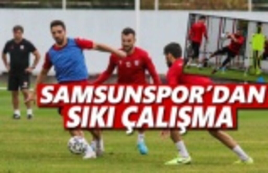 Samsunspor Antrenman Yaptı
