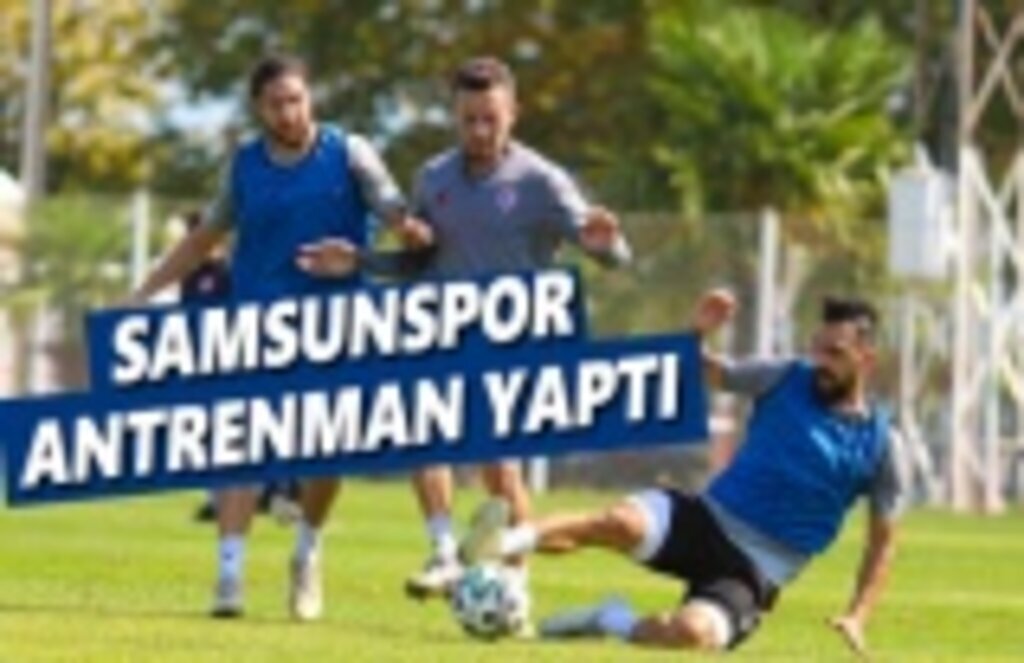 Samsunspor Antrenman Yaptı