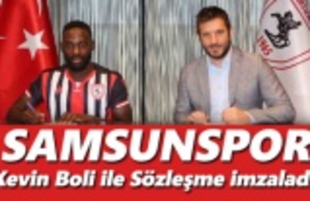 Samsunspor Kevin Boli ile sözleşme imzaladı