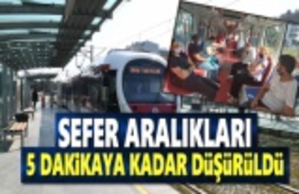 Samulaş'ta sefer aralıkları 5 dakikaya kadar düşürüldü