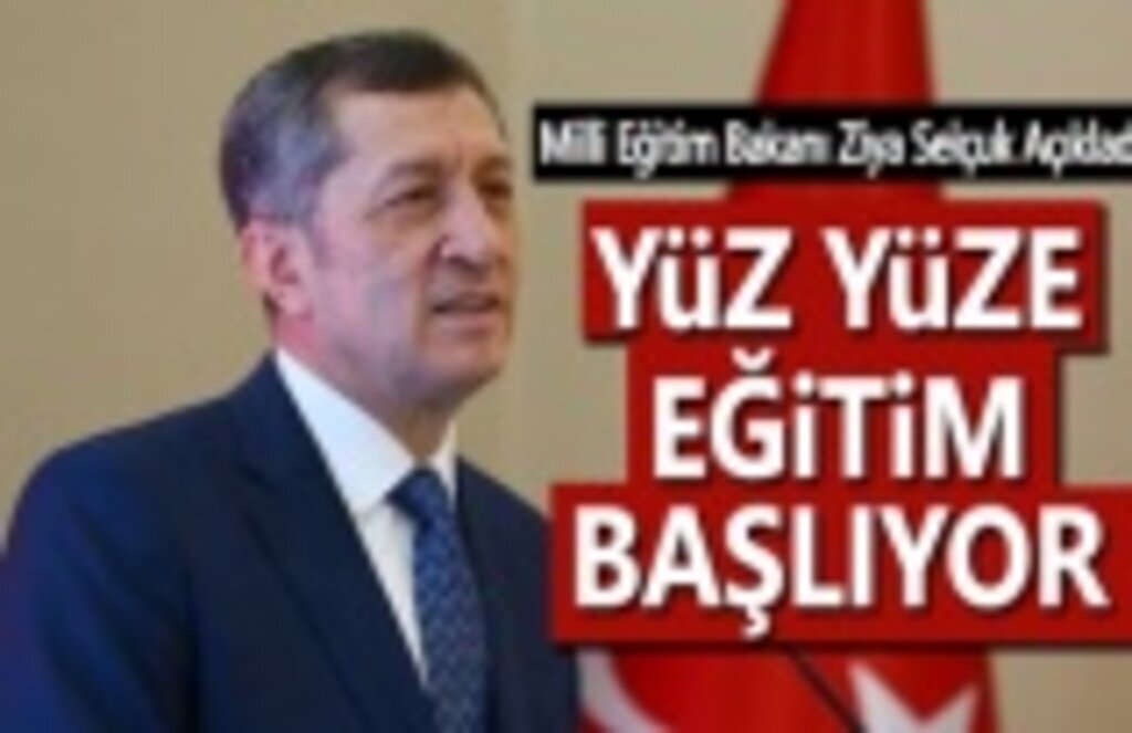 Yüz Yüze Eğitim'de gelişme, Bakan Selçuk'tan açıklama
