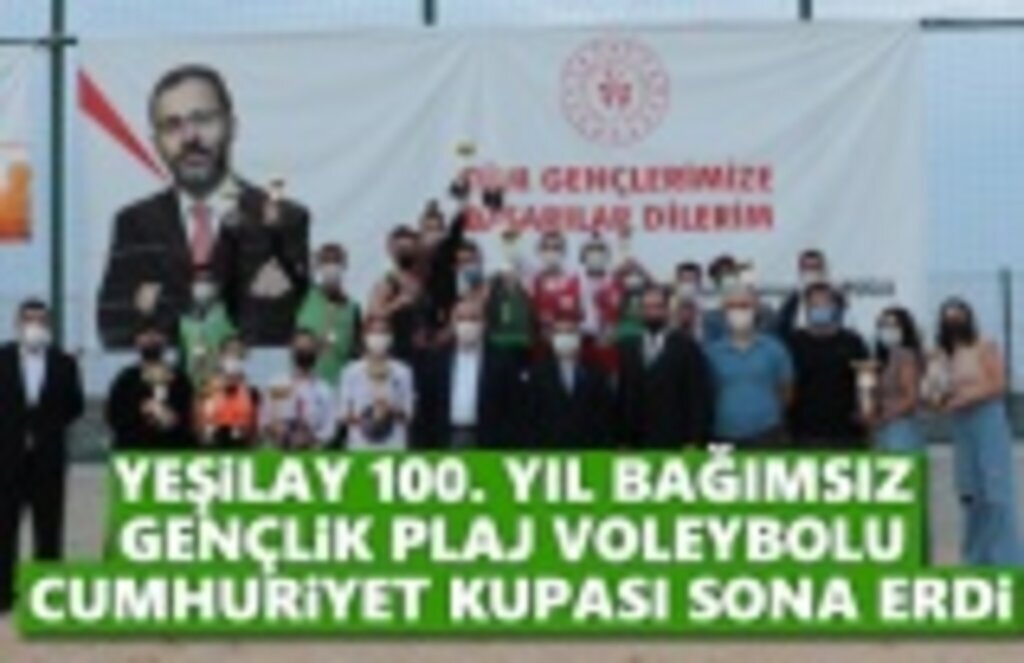 100.yıl Bağımsız Gençlik Plaj Voleybolu Cumhuriyet Kupası Sona Erdi