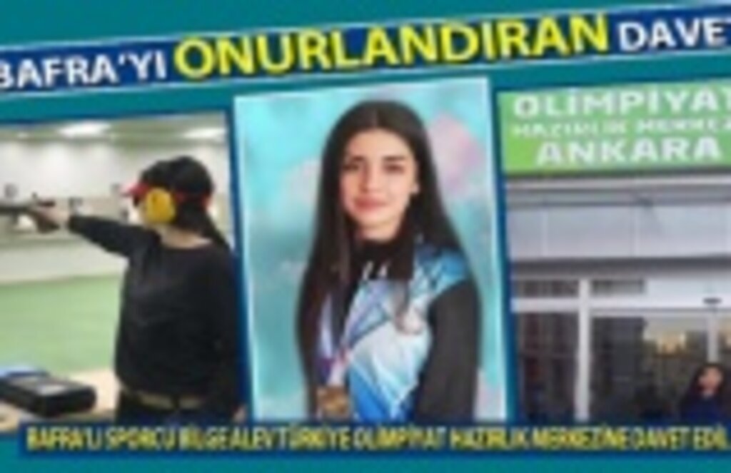 Bafra Belediyesi sporcusu Bilge Alev'e TOHM'dan davet