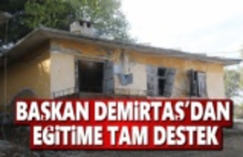 Başkan Demirtaş'tan Eğitime Destek