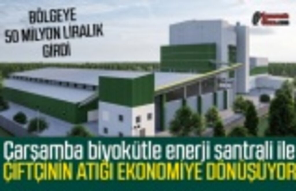 Biyokütle enerji santrali ile çiftçinin atığı ekonomiye dönüşüyor