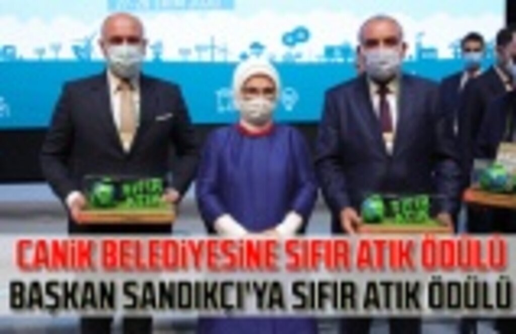 Canik Belediyesi'ne Sıfır Atık Ödülü