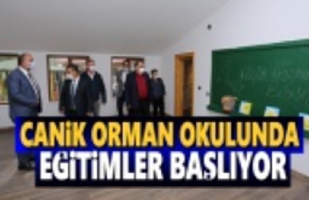 Canik Orman Okulunda Eğitimler Başlıyor