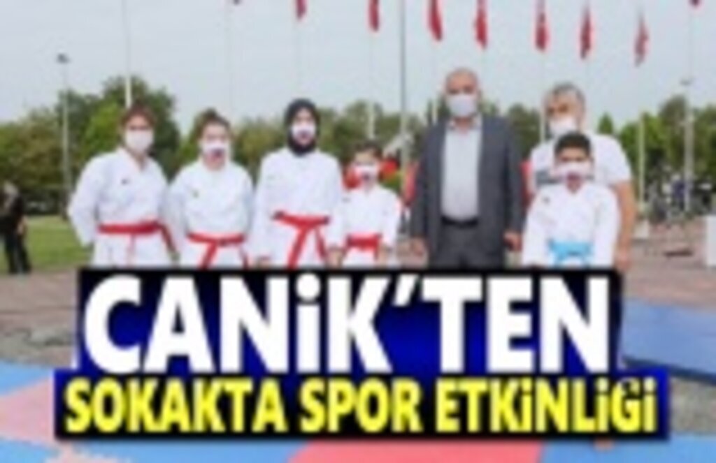 Canik'ten Sokakta spor Etkinliği