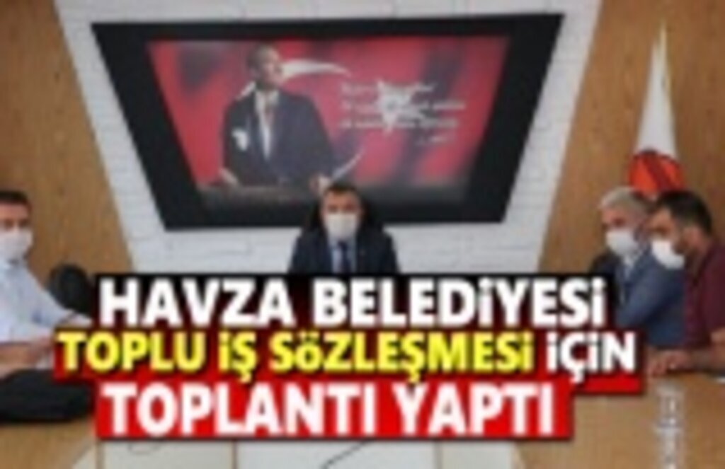 Havza Belediyesinde ilk toplantı yapıldı
