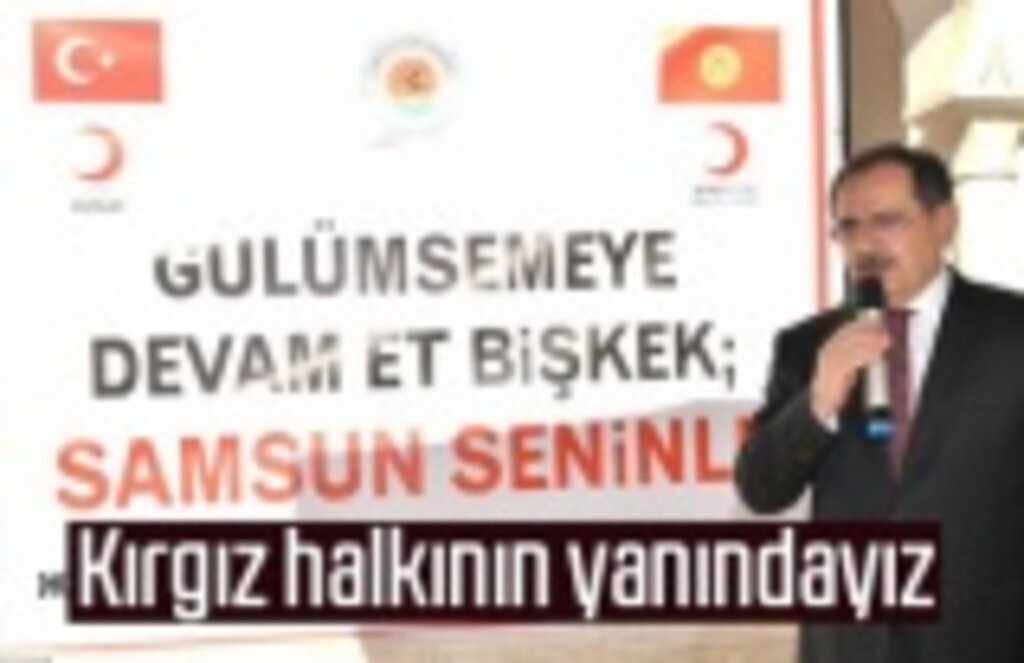 Kardeş şehir Bişkek’e 180 bin maske yardımı - Samsun Haber