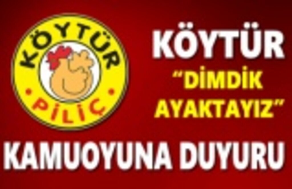 KÖYTÜR'den kamuoyuna duyuru, iddialara cevap verildi