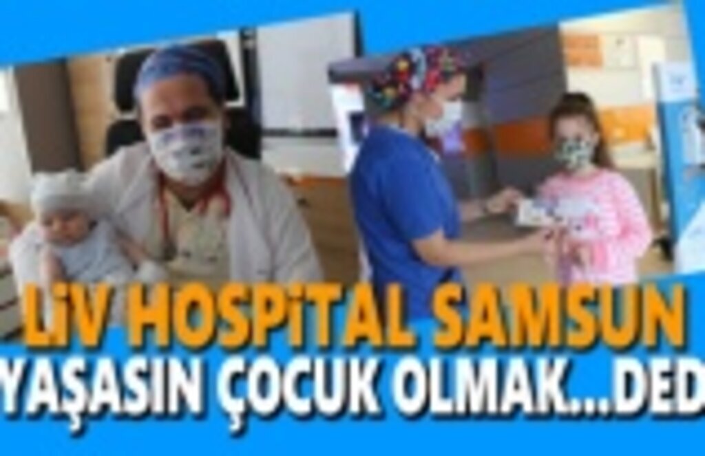 Liv Hospital Samsun 1 Ekim Dünya Çocuk Günü’nü kutladı