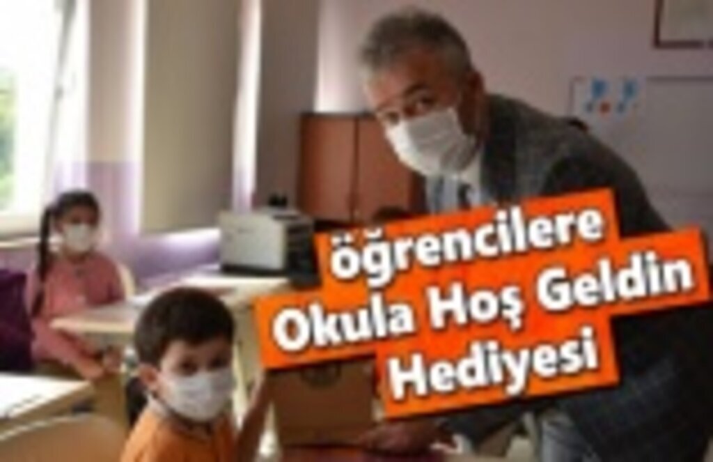 Öğrencilere ‘Okula Hoş Geldin’ Hediyesi